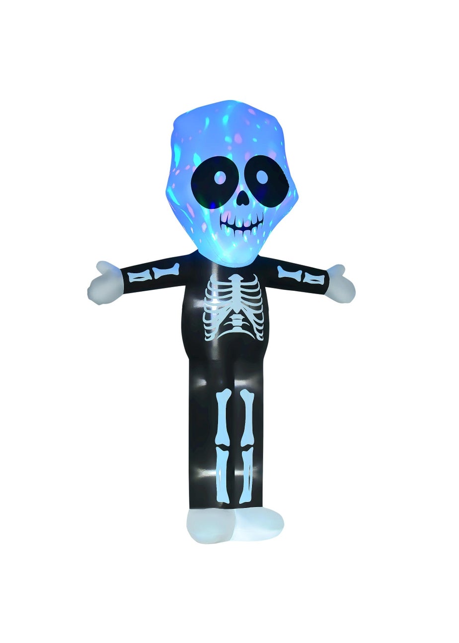 HOMCOM LED Inflatable Skeleton Ghost Decoration (195cm x 70cm x 300cm)