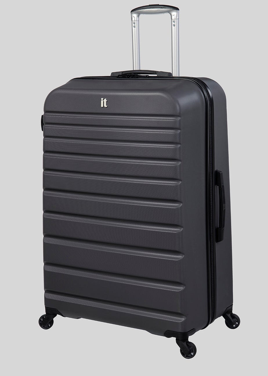 IT Luggage Grey Navigator Suitcase