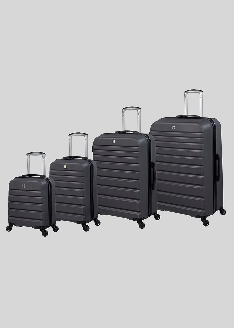 IT Luggage Grey Navigator Suitcase