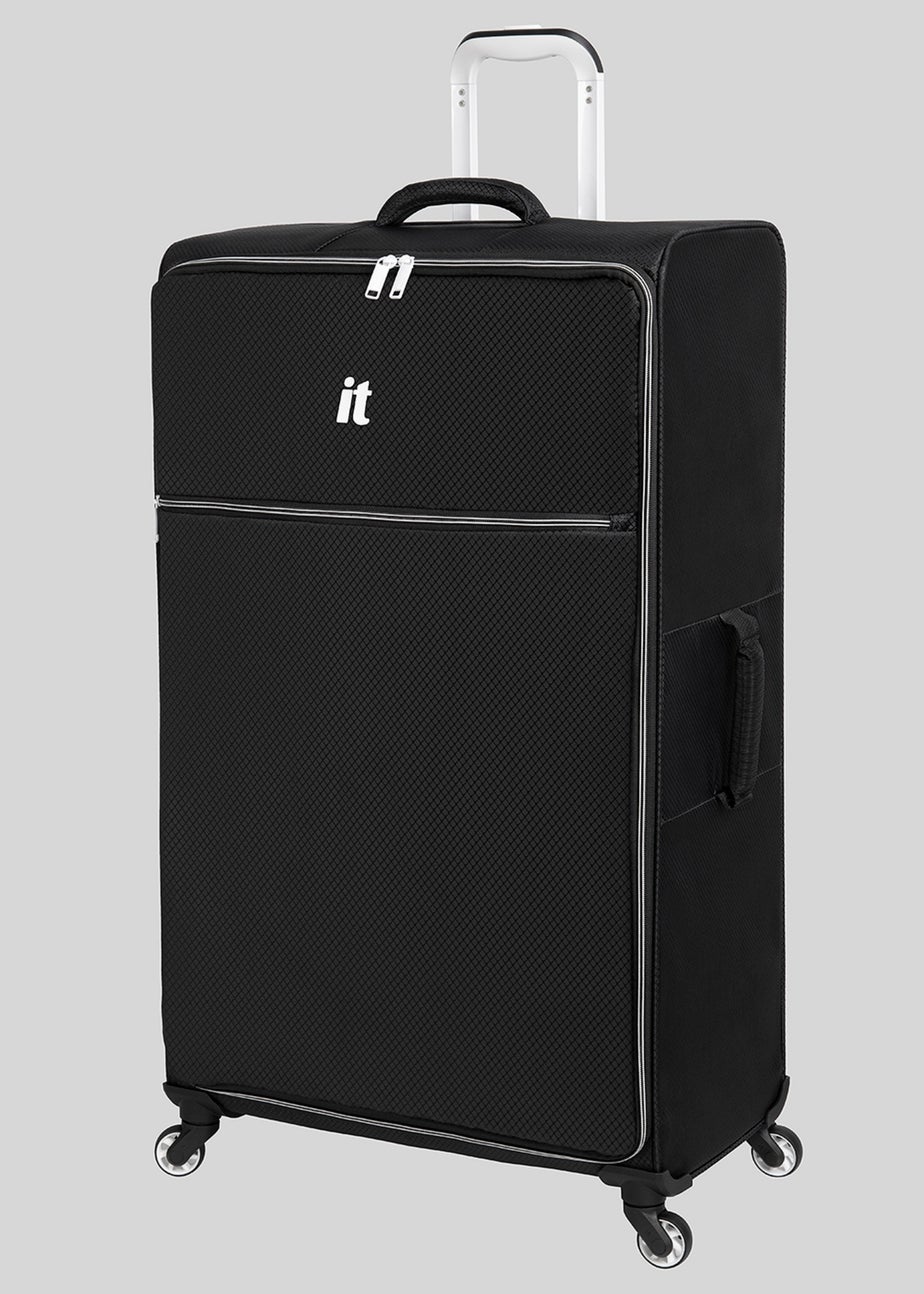IT Luggage Black Navigator Soft Suitcase