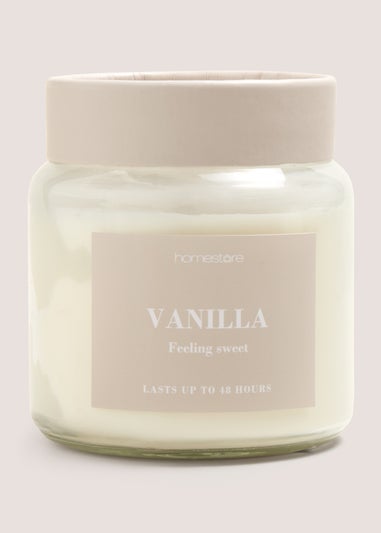 Vanilla Scented Jar Candle