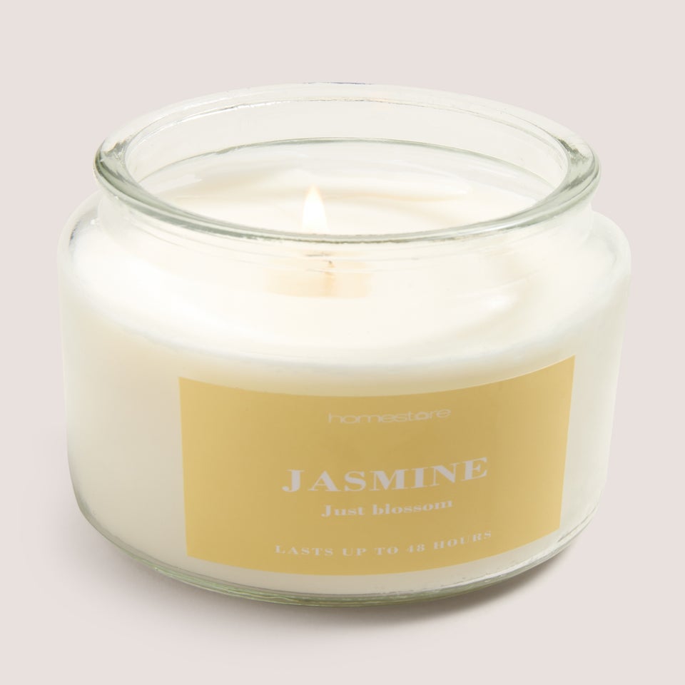 Jasmine Scented Jar Candle