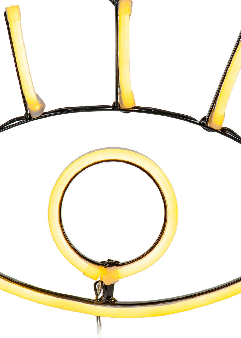 Premier Decorations Neon Effect Hanging Eye (41cm)