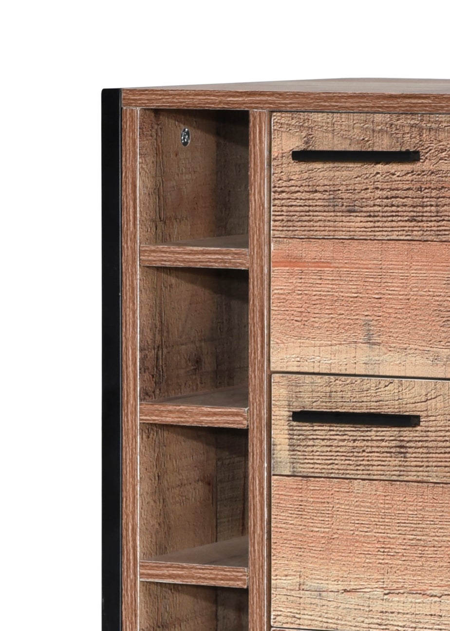 LPD Furniture Hoxton Wine Cabinet (800x400x638mm)