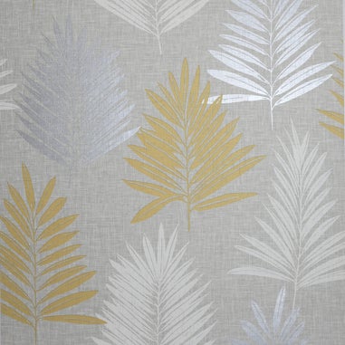 Arthouse Linen Palm Wallpaper