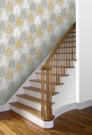 Arthouse Linen Palm Wallpaper