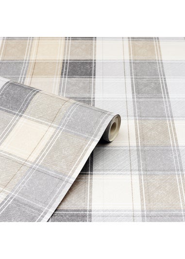 Arthouse Country Check Wallpaper