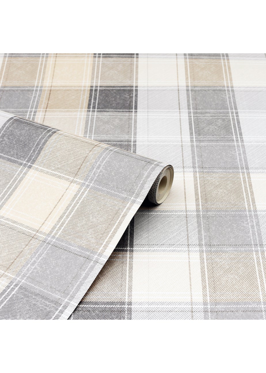 Arthouse Country Check Wallpaper