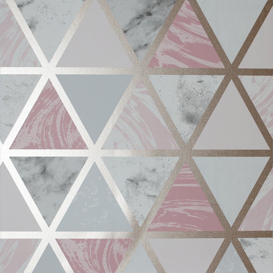 Arthouse Marble Geo Wallpaper