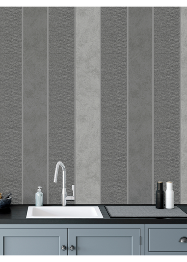 Arthouse Calico Stripe Wallpaper