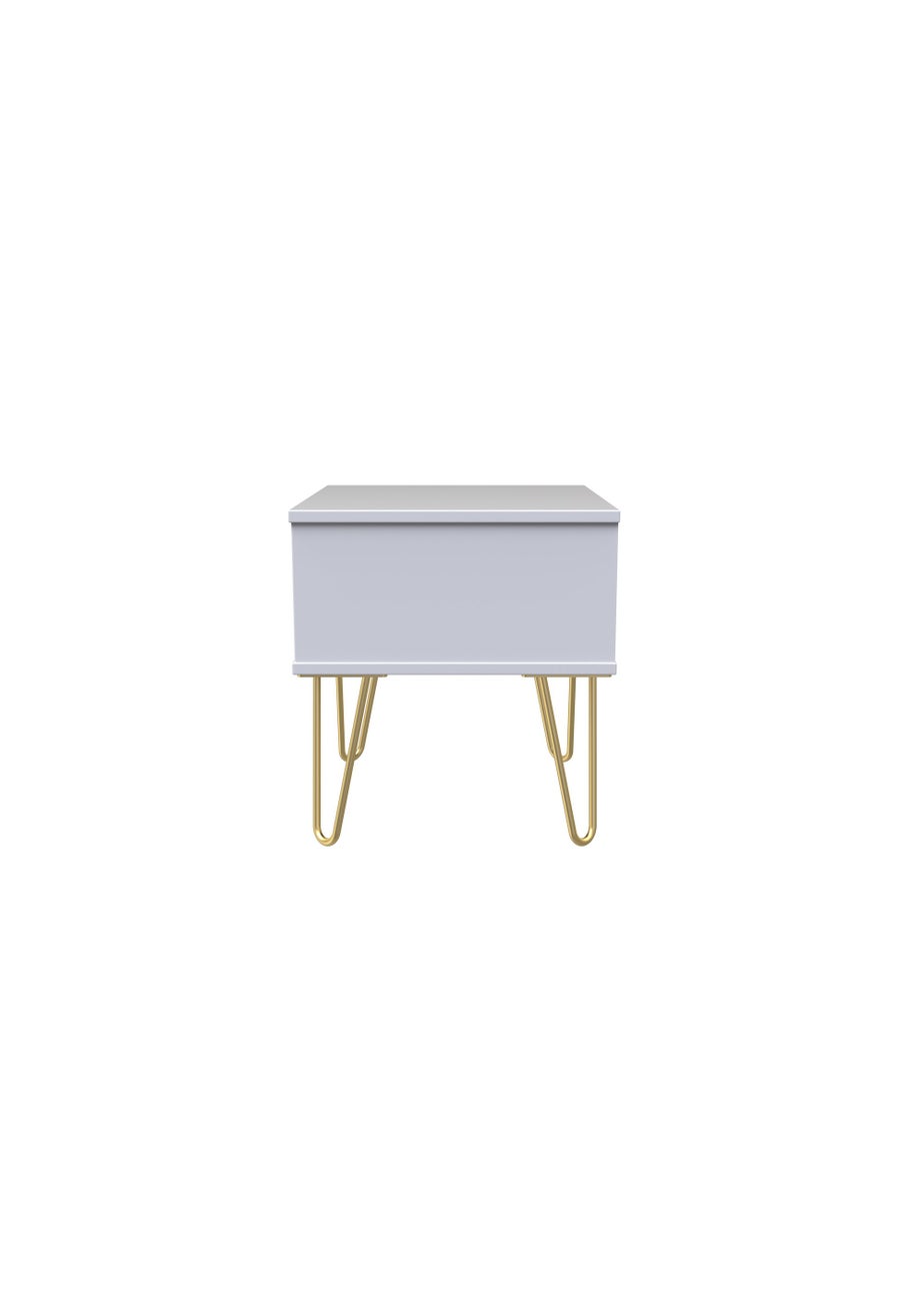 Swift Prism 1 Drawer Bedside Table (41cm x 39.5cm x 45cm)