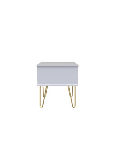 Swift Prism 1 Drawer Bedside Table (41cm x 39.5cm x 45cm)
