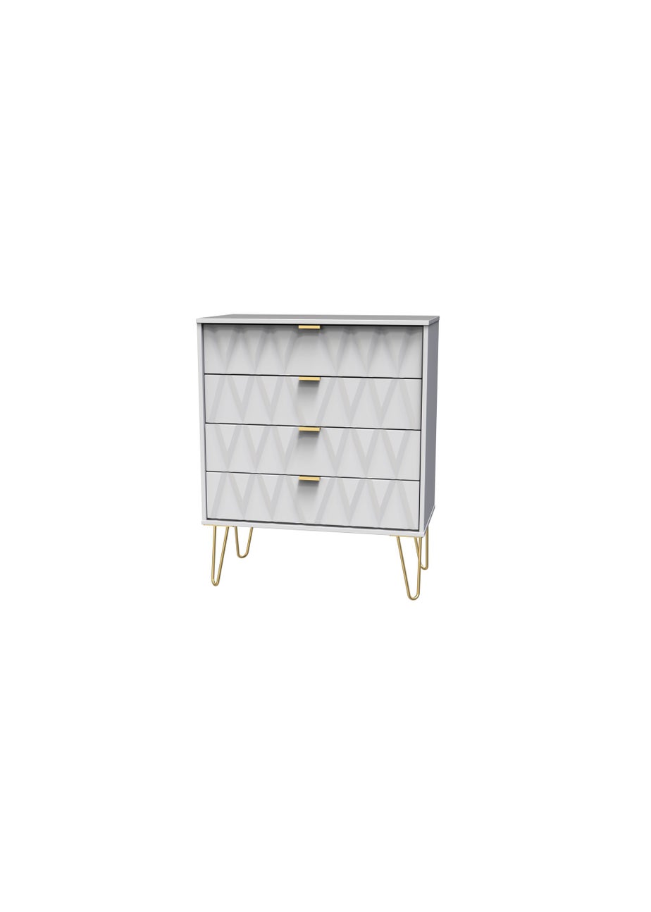 Ready Assembled Prism 4 Drawer Chest