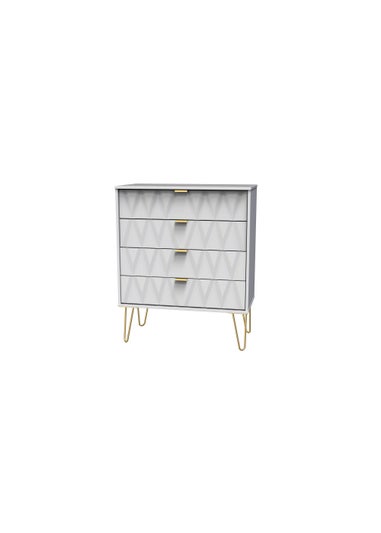 Ready Assembled Prism 4 Drawer Chest