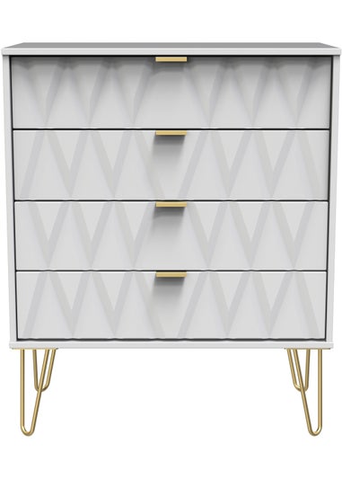 Ready Assembled Prism 4 Drawer Chest