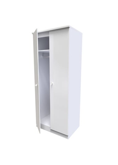 Swift Brilliance 2 Door Wardrobe (182.5cm x 53cm x 74cm)