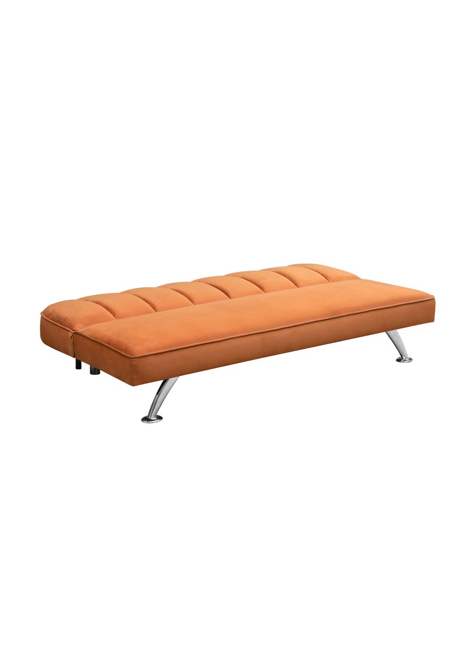 LPD Furniture Brighton Orange Sofa Bed