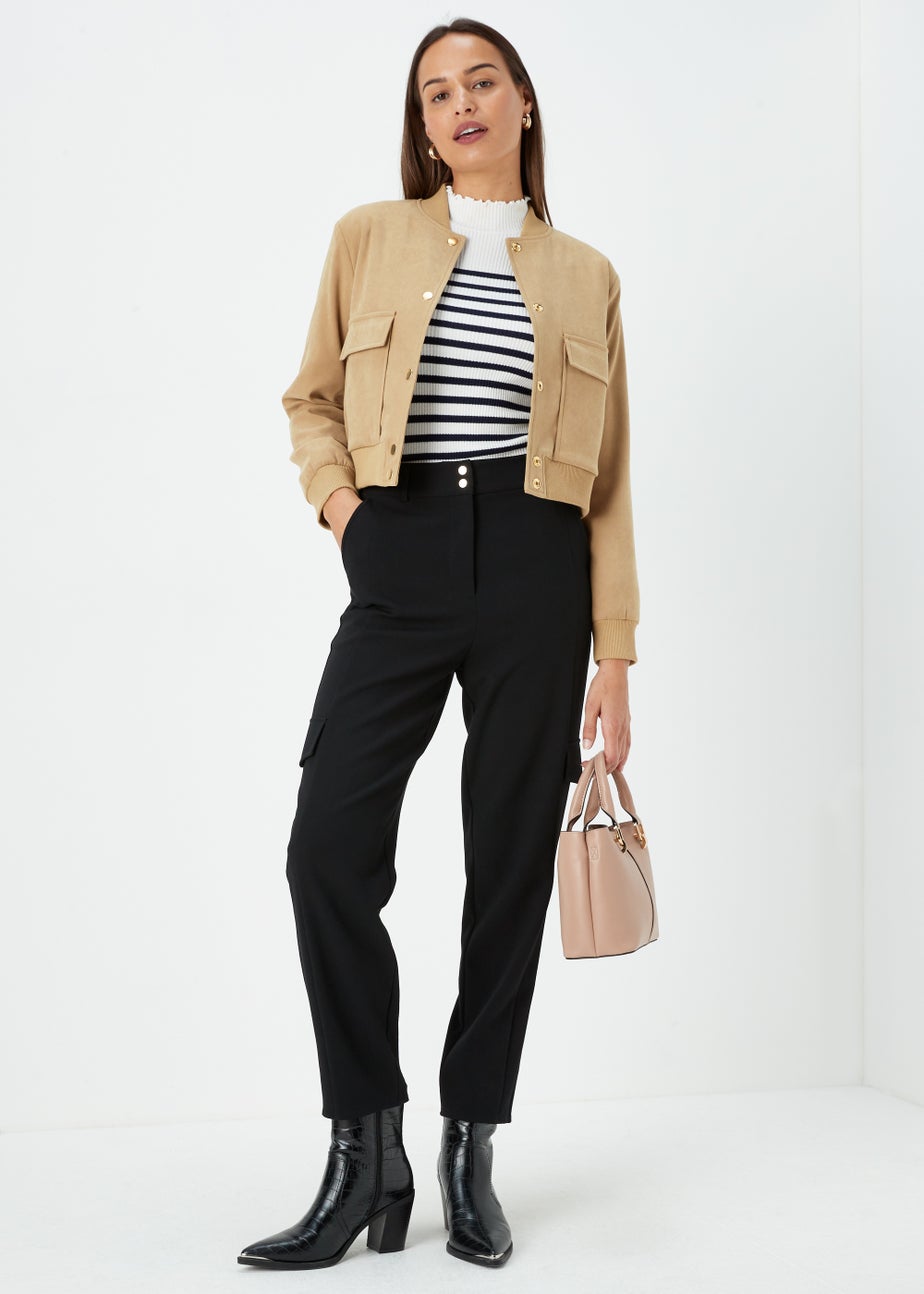 Et Vous Tan Bomber Jacket