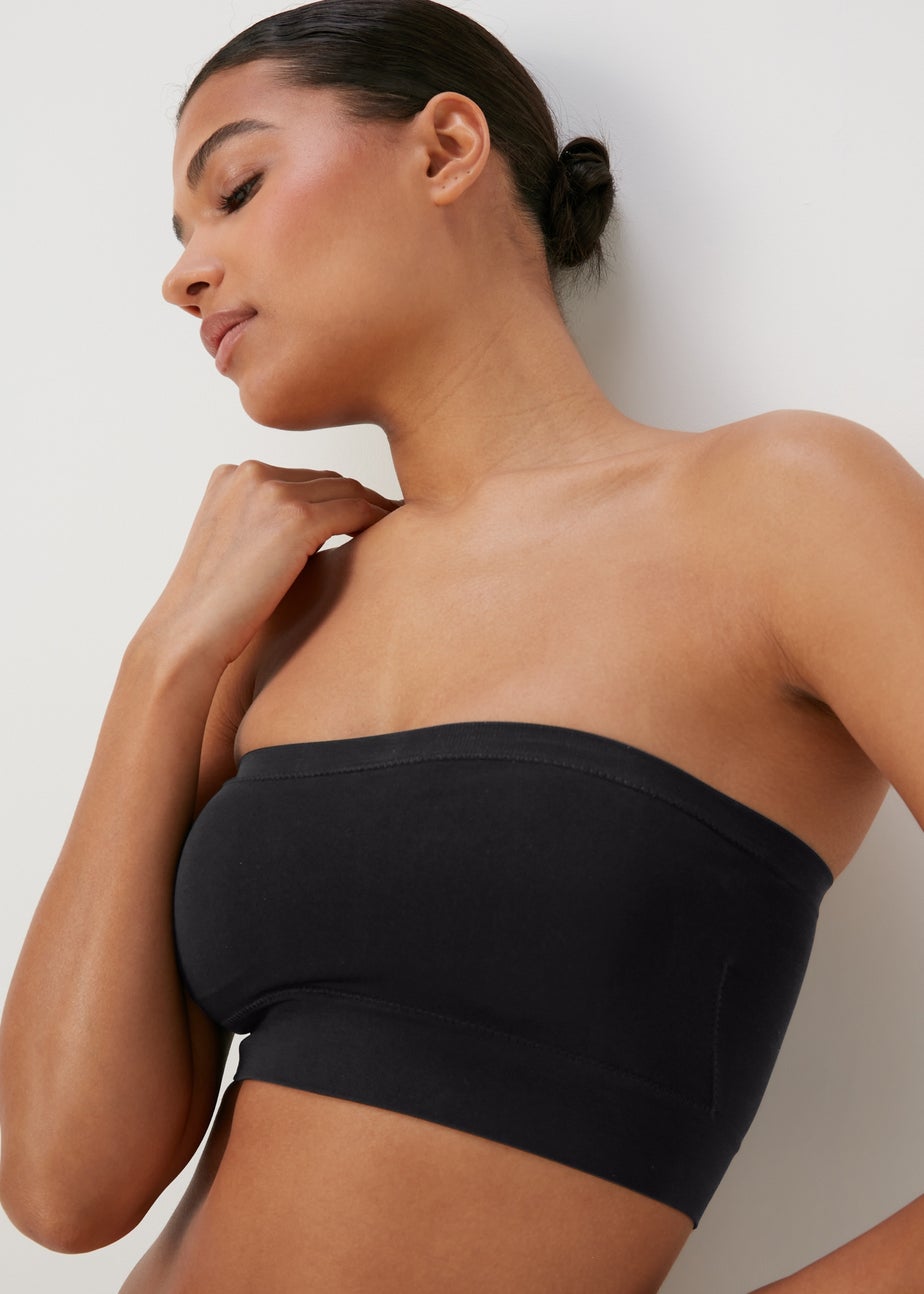 Black Seamless Bandeau