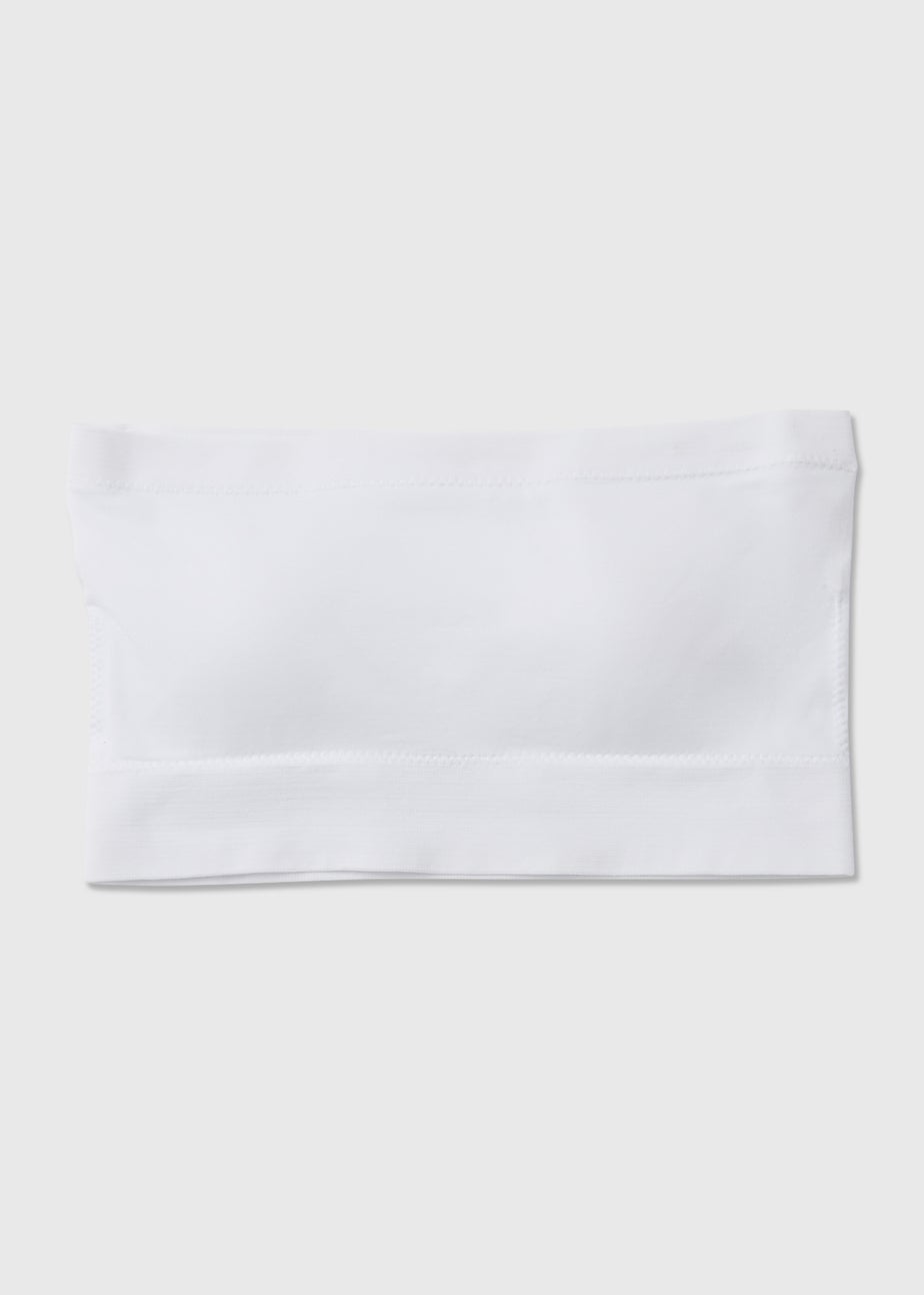 White Seamless Bandeau