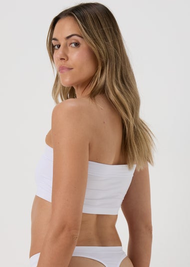 White Seamless Bandeau
