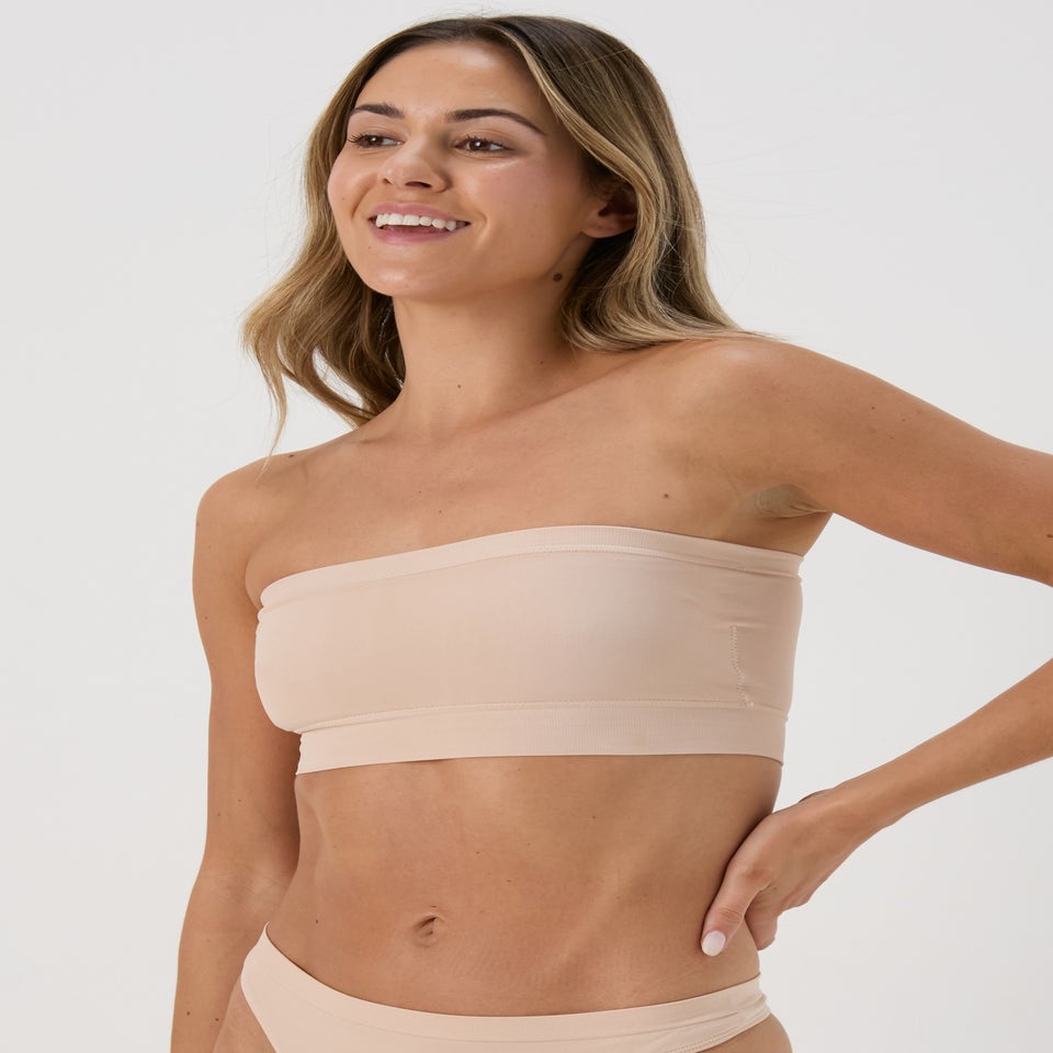 Nude Seamless Bandeau Bra