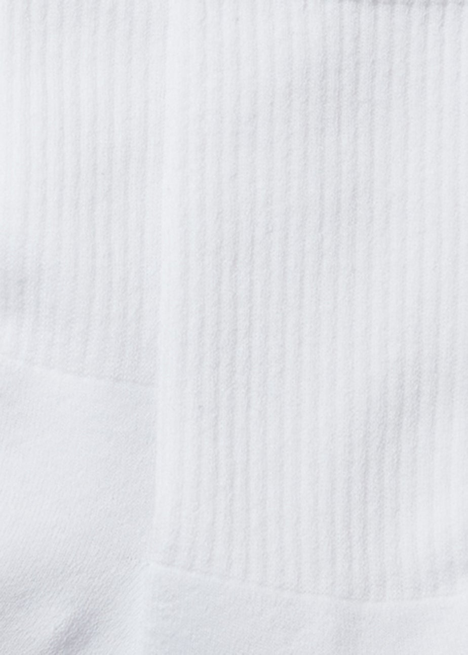 4 Pack White Sports Socks