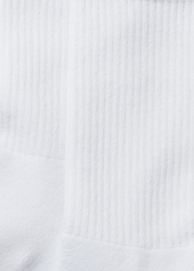 4 Pack White Sports Socks