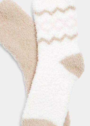 2 Pack Mink Fairisle