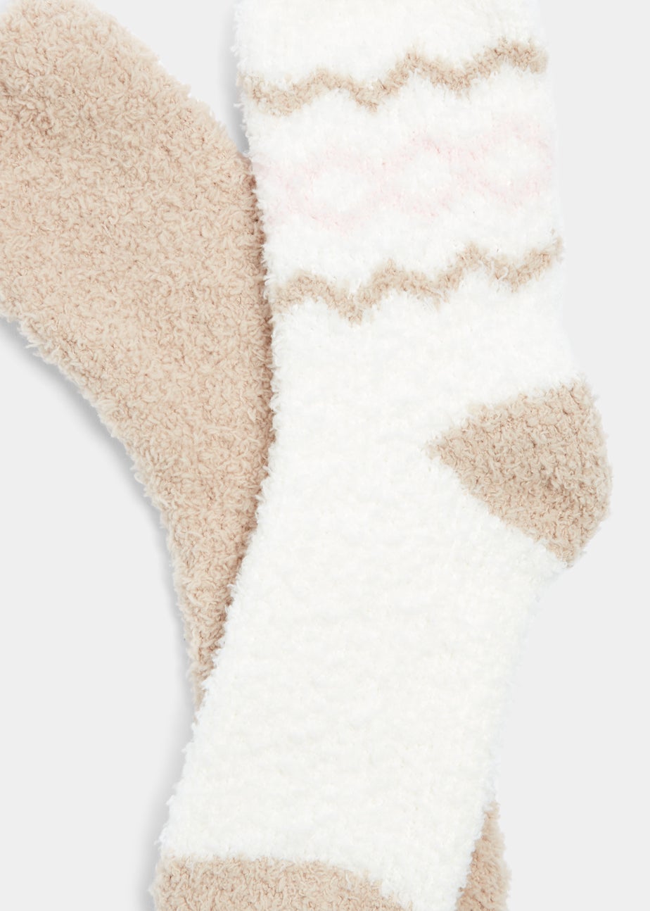 2 Pack Mink Fairisle