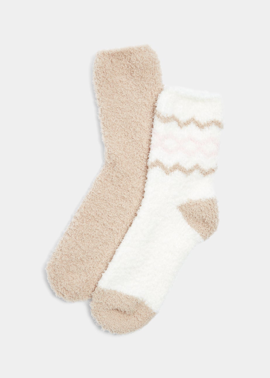 2 Pack Mink Fairisle