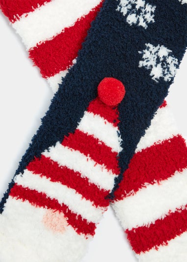 2 Pack Navy Gonk Cosy Socks