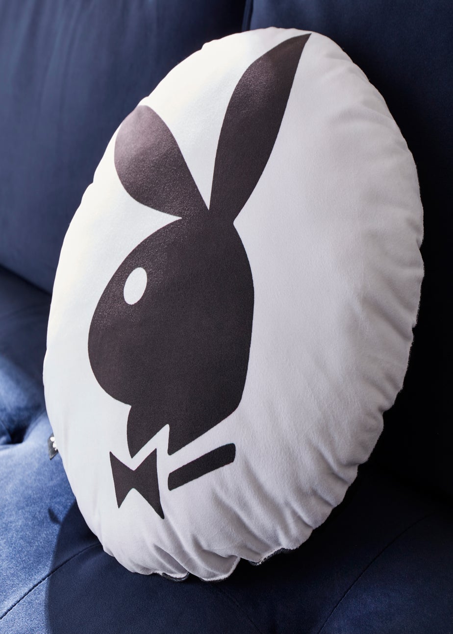 Playboy Round Iconic Bunny Round Cushion (40x40cm)