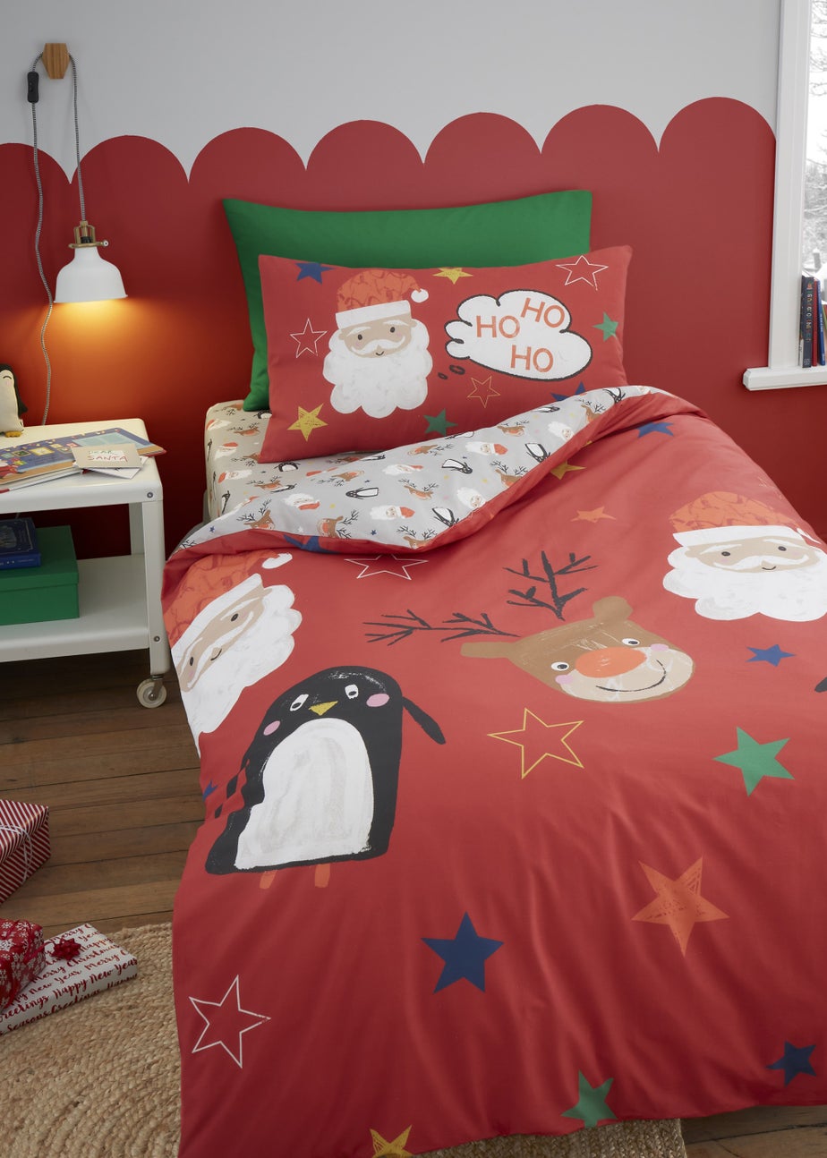 Bedlam Christmas Ho Ho Ho Duvet Cover Set