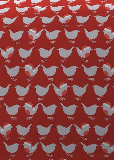 Fusion Christmas Geo Robin Duvet Cover Set