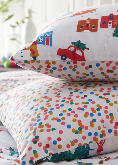 furn. Christmas Together Festive Reversible Duvet Cover Set