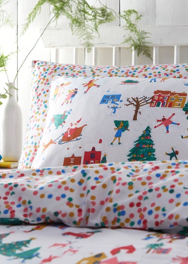 furn. Christmas Together Festive Reversible Duvet Cover Set
