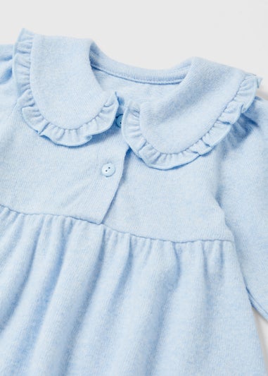 Baby Blue Peter Pan Collar Dress (Newborn-23mths)