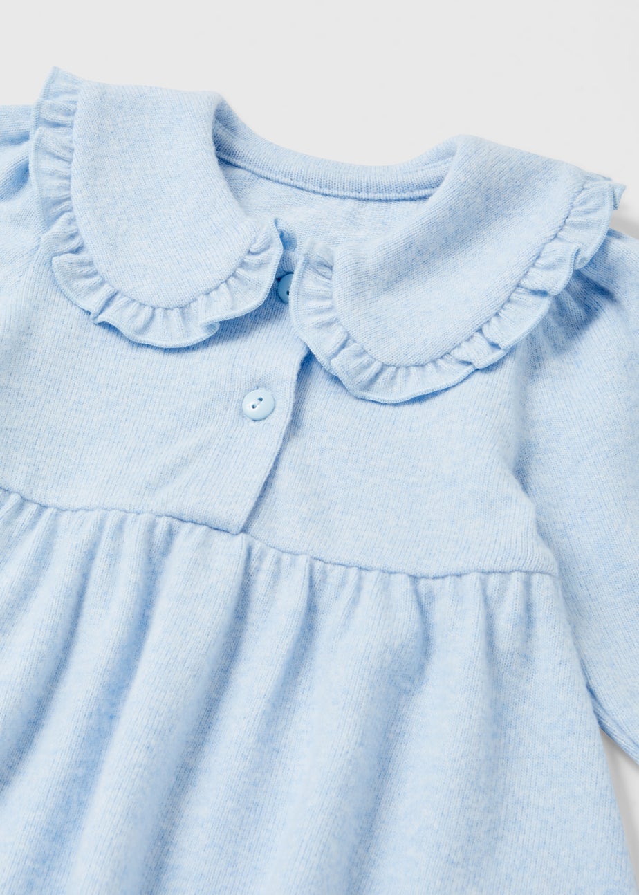 Baby Blue Peter Pan Collar Dress (Newborn-23mths)