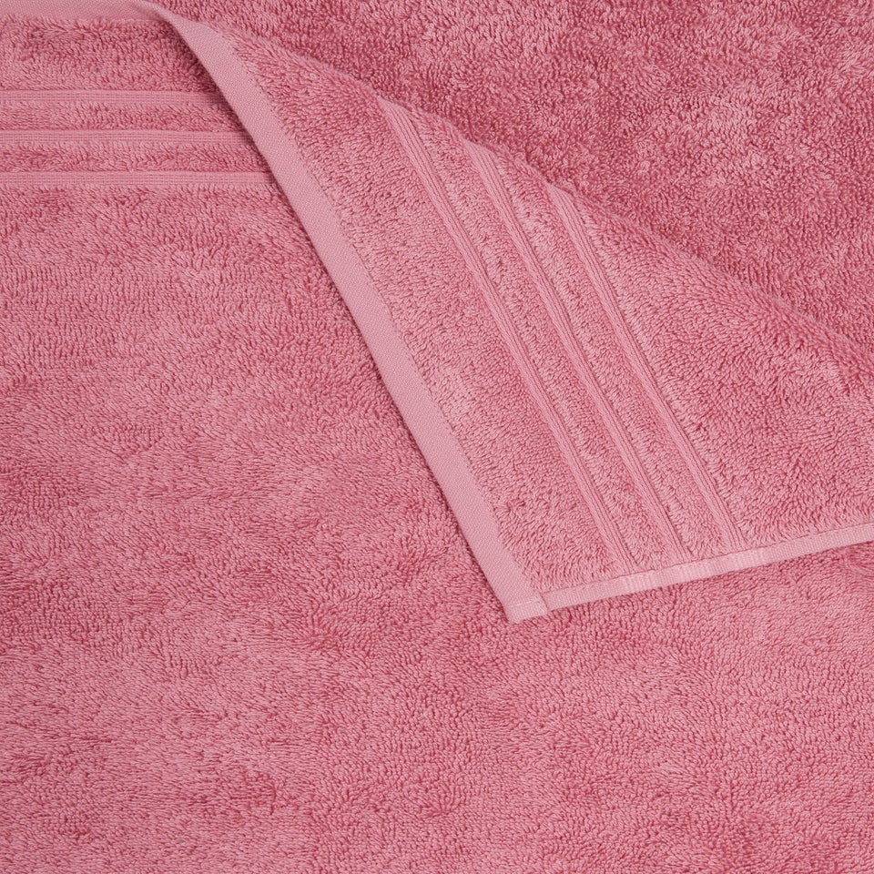 Pink 100% Cotton Egyptian Towel