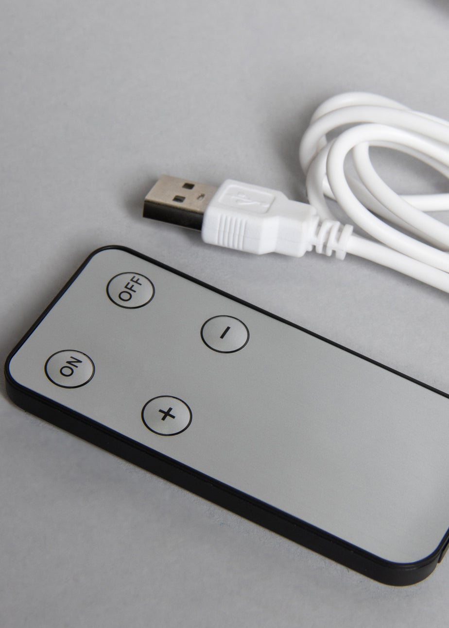 BHS Indus LED IP54 Rechargeable Table Lamp White (28cm x 18cm)