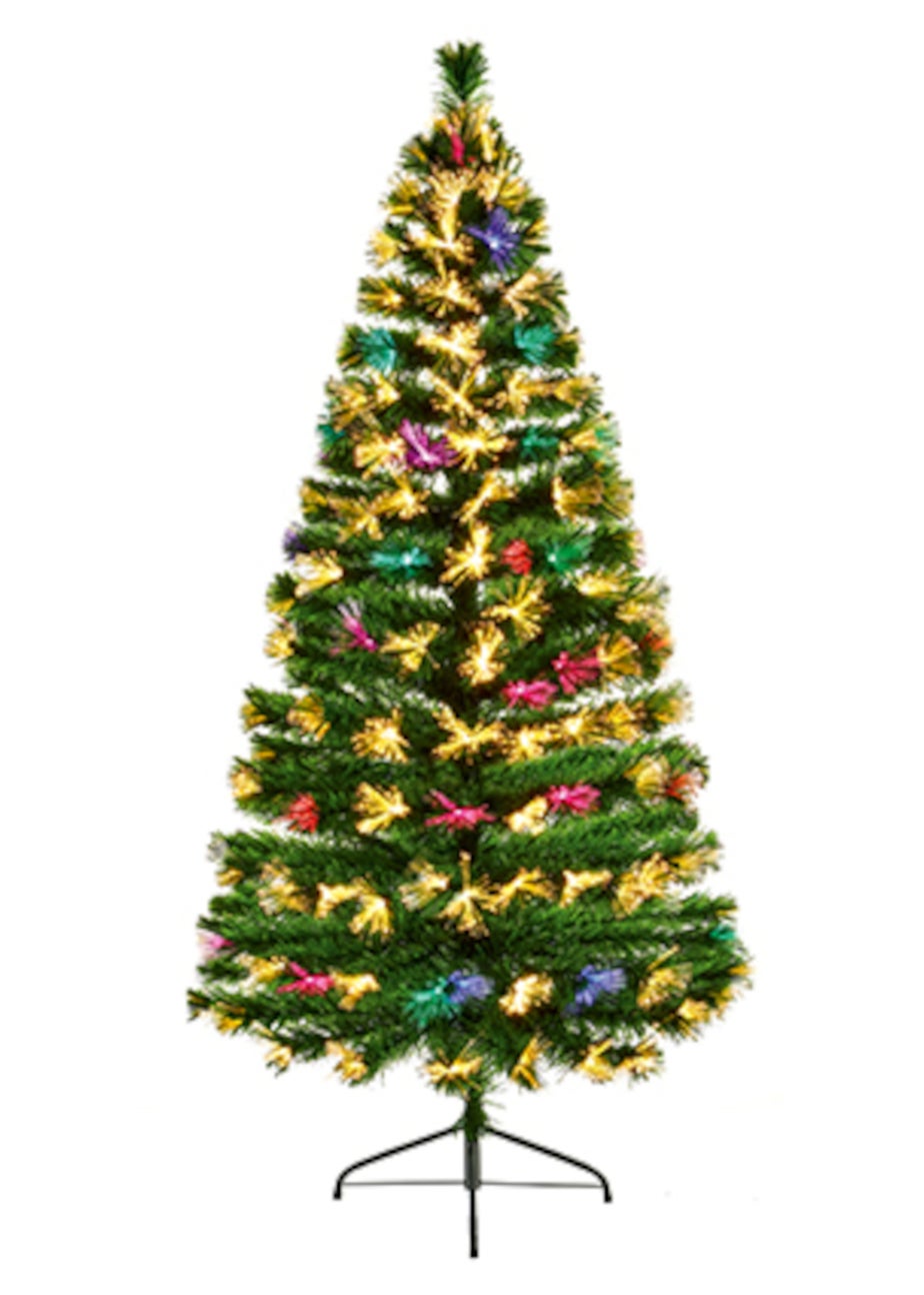 Premier Decorations Colour Changing Firework Fibre Optic Tree 5ft