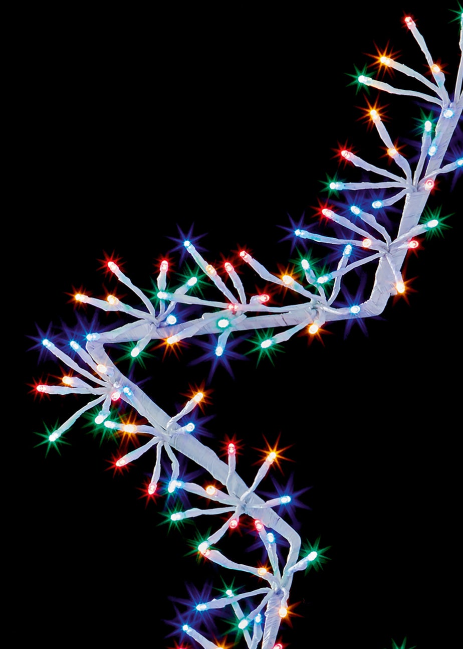 Premier Decorations 60cm Multi-coloured Twinkling Starburst Star