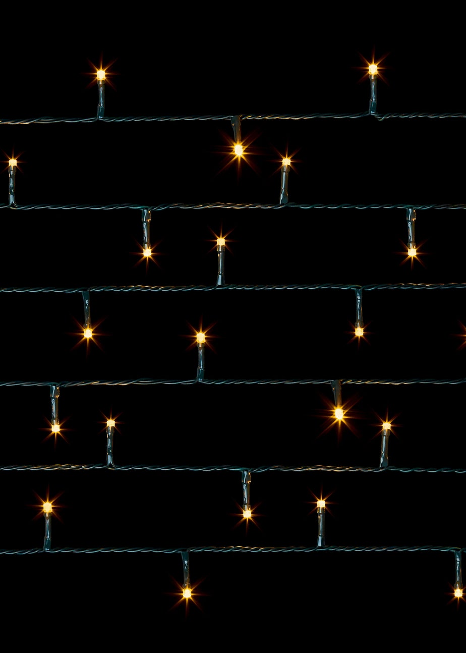 Premier Decorations 400 Warm White LED Battery Operated Timelights