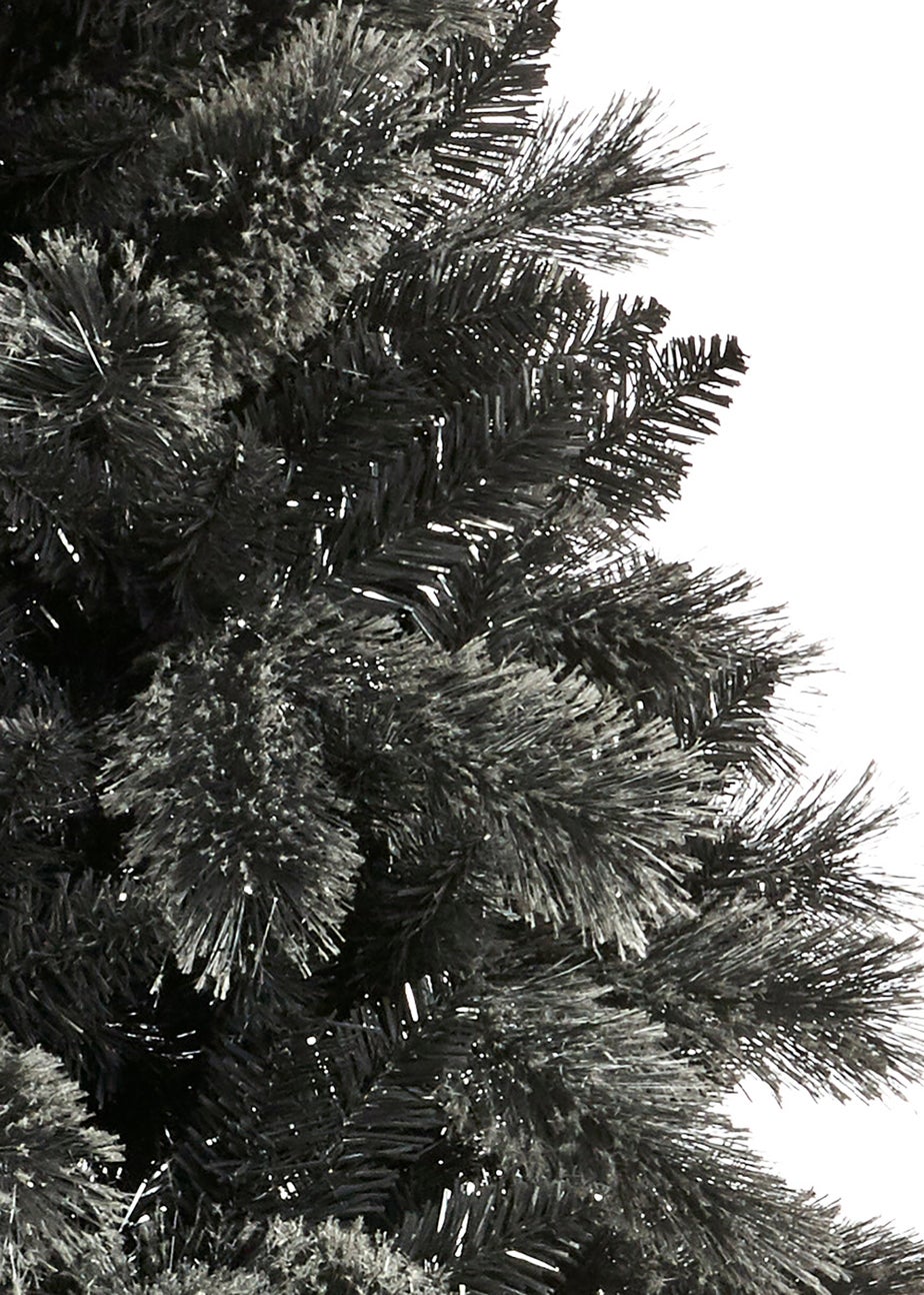 Premier Decorations Black Tipped Fir Tree 6ft