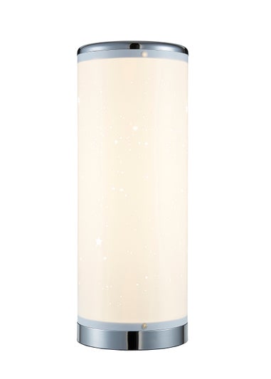 Glow LED Starburst Cylinder Table Lamp with Remote Control (36.5cm x 13cm)