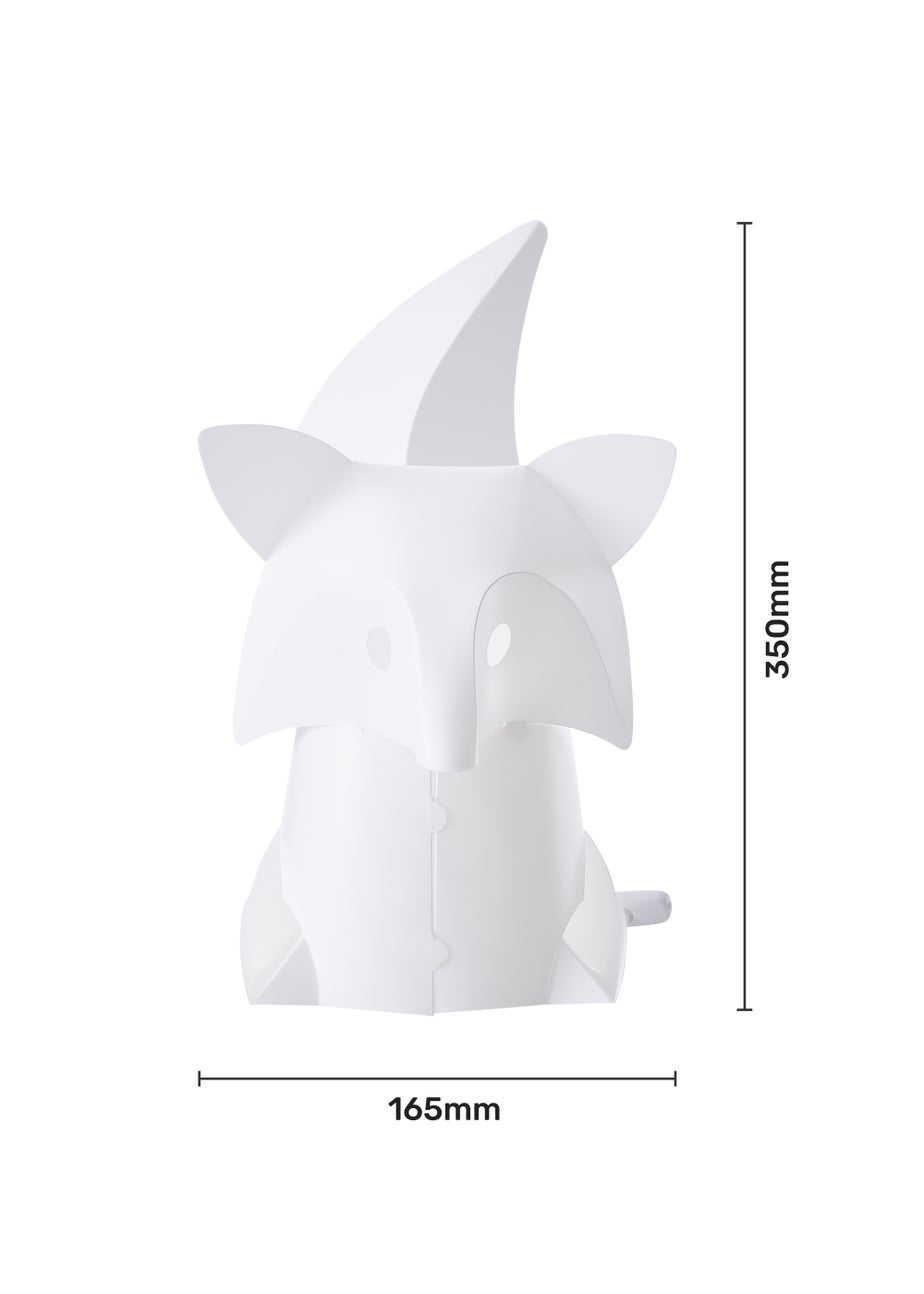 Glow Fox Table Lamp (35cm x 16.5cm)