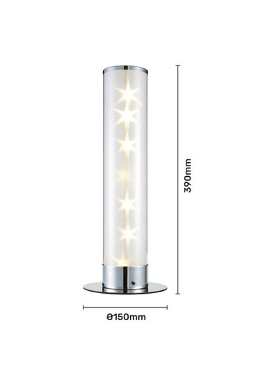 Glow LED Galaxy Cylinder Table Lamp with Remote Control(39cm x 15cm)