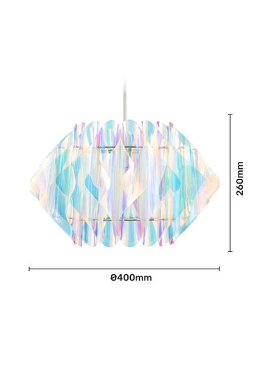 Glow Landon Iridescent Easyfit Light Shade (26cm x 40cm)
