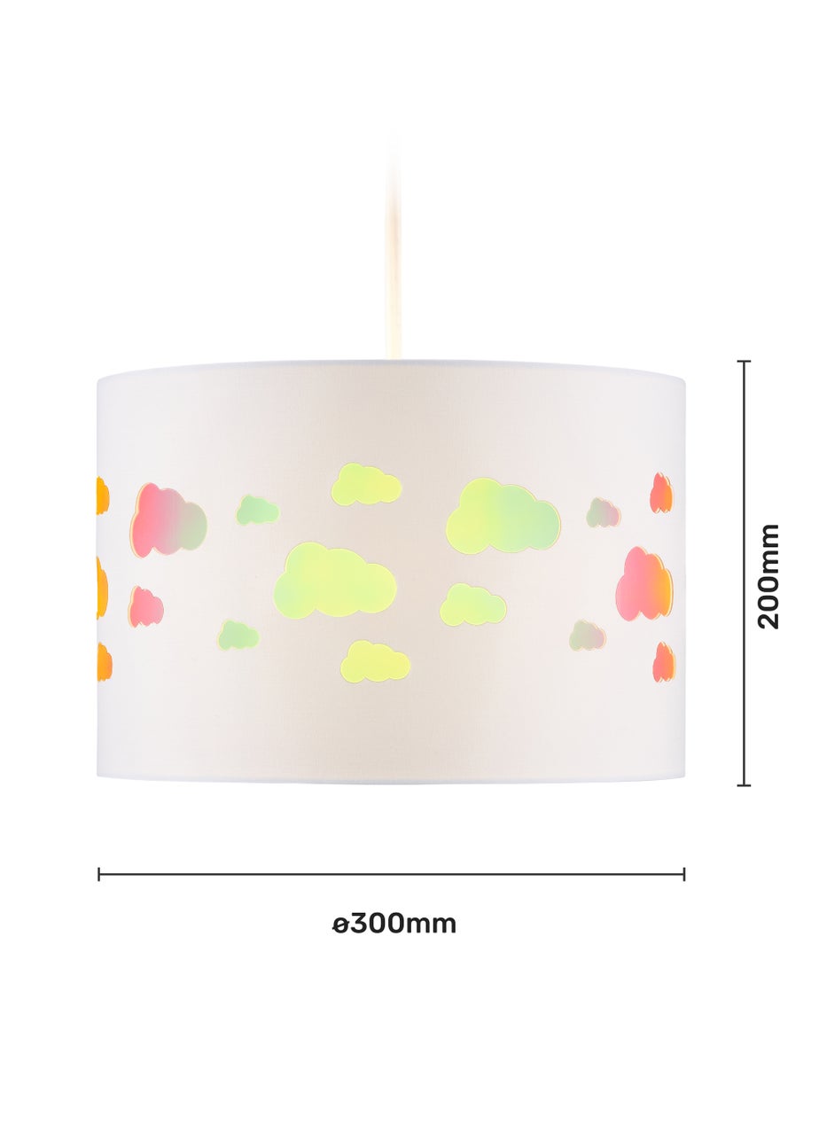 Glow Cloud Iridescent Easyfit Light Shade (20cm x 30cm)